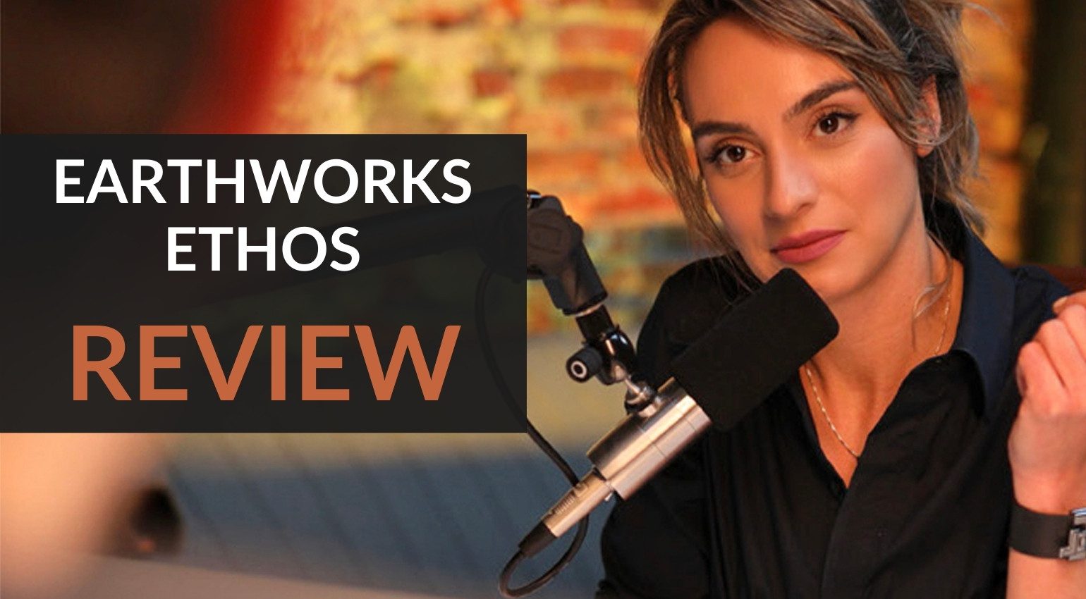 Review: Earthworks Ethos XLR Broadcasting Microphone - Une nouvelle norme?