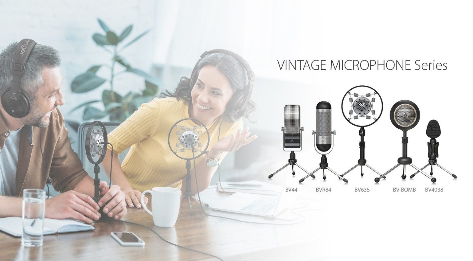 Behringer poursuit les podcasteurs avec la série Vintage Mic équipée d'un port USB