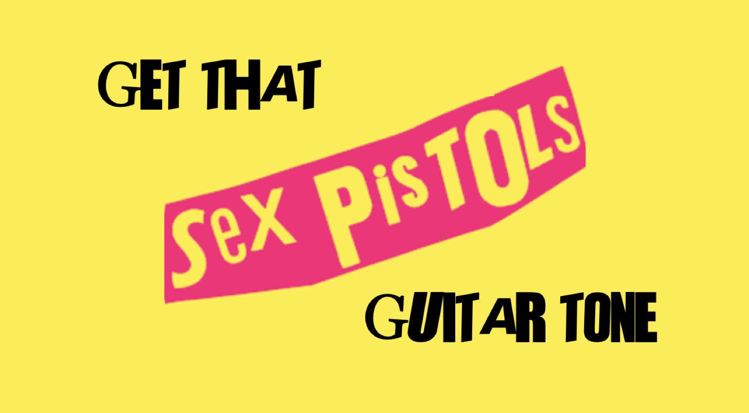 Adoptez le ton des Sex Pistols : la plate-forme de guitare Steve Jones