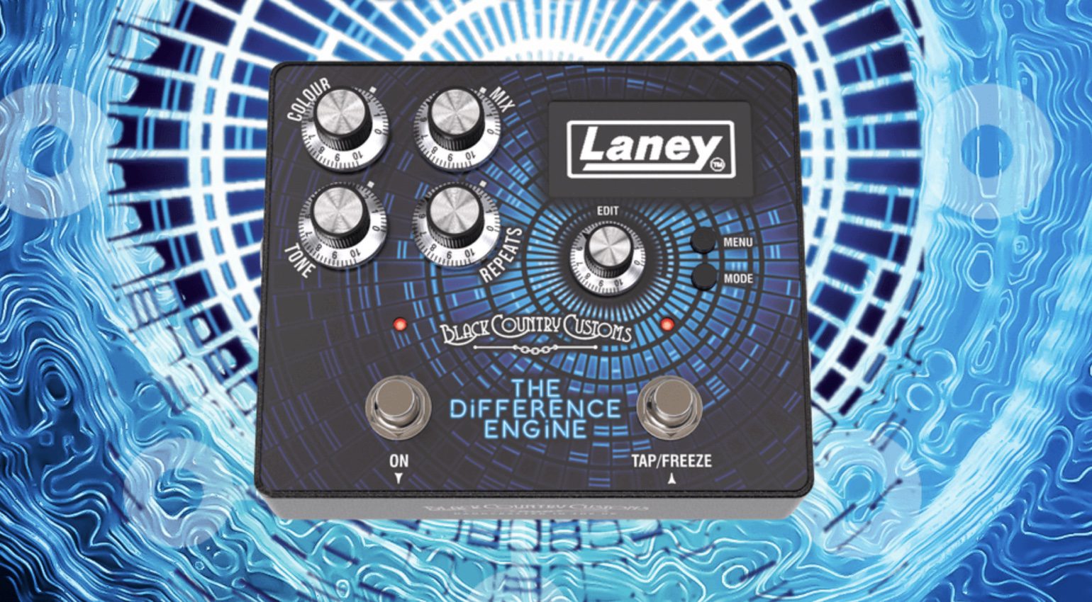 NAMM 2022 : Laney annonce la pédale de delay The Difference Engine
