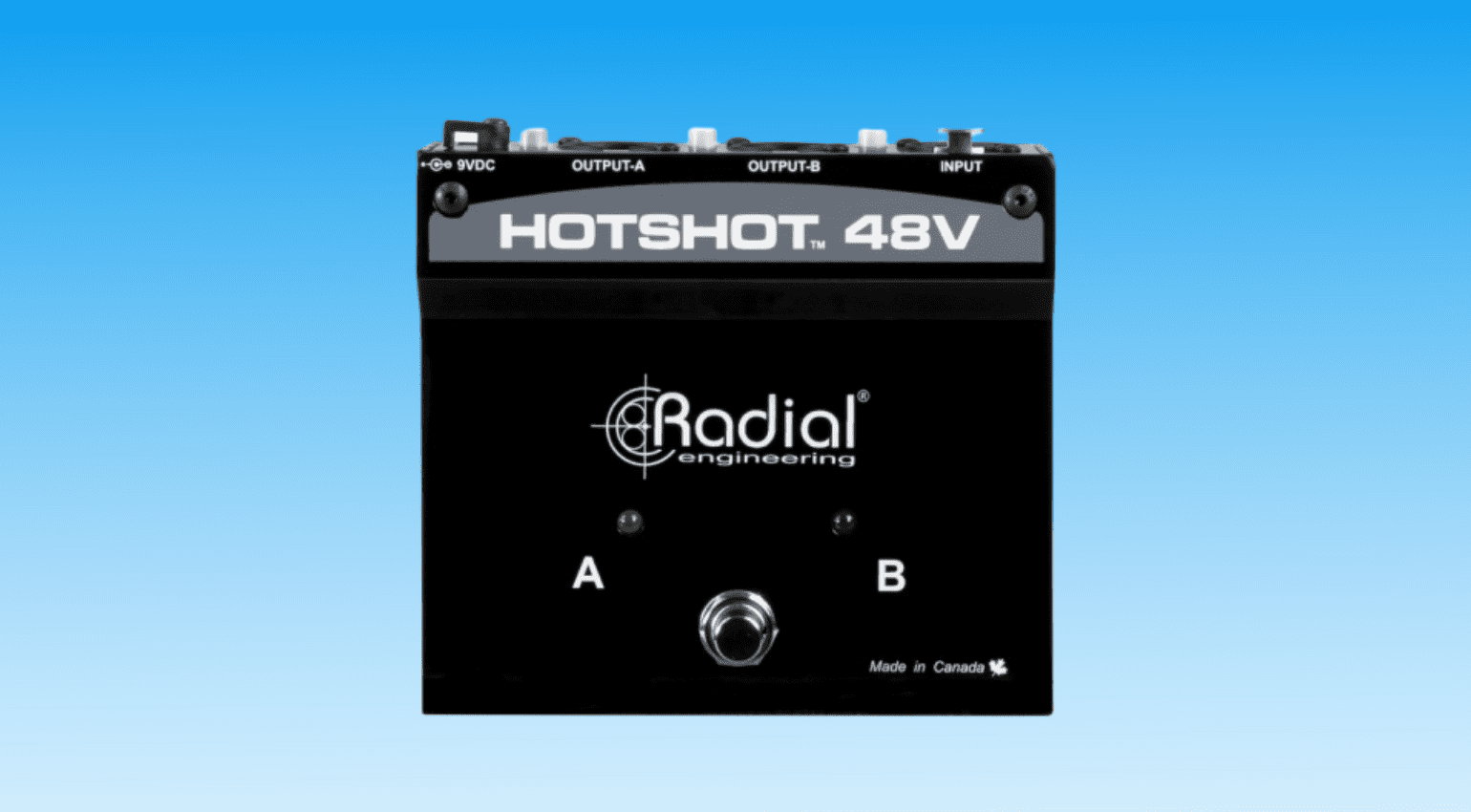 Radial Hotshot 48V met la commutation de micro à vos pieds