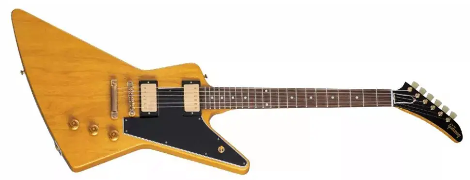 Gibson 1958 Korina Explorer Noir Pickguard