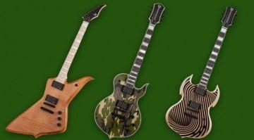 Wylde Audio Limited Editions Blood Eagle Raw Top, Odin Grail Camo et Barbarian Psyclone
