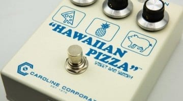 Pédale fuzz/drive Hawaiian Pizza de Caroline Guitar Company