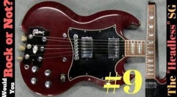 Cette Gibson SG Meme sans tête est en fait une vraie guitare !