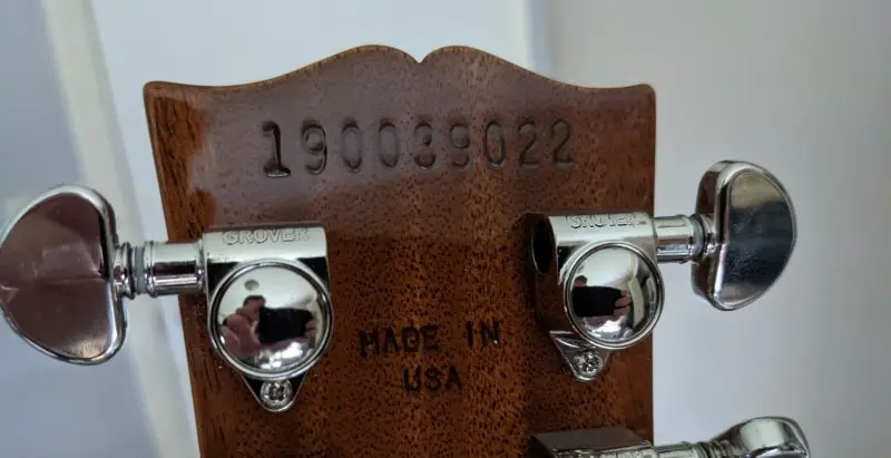 Comment repérer une fausse Gibson Les Paul - Numéro de série