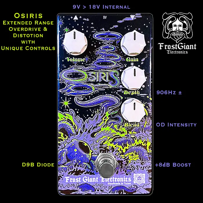 Frost Giant's Osiris est une nouvelle version cool d'un Overdrive polyvalent - avec des commandes assez uniques