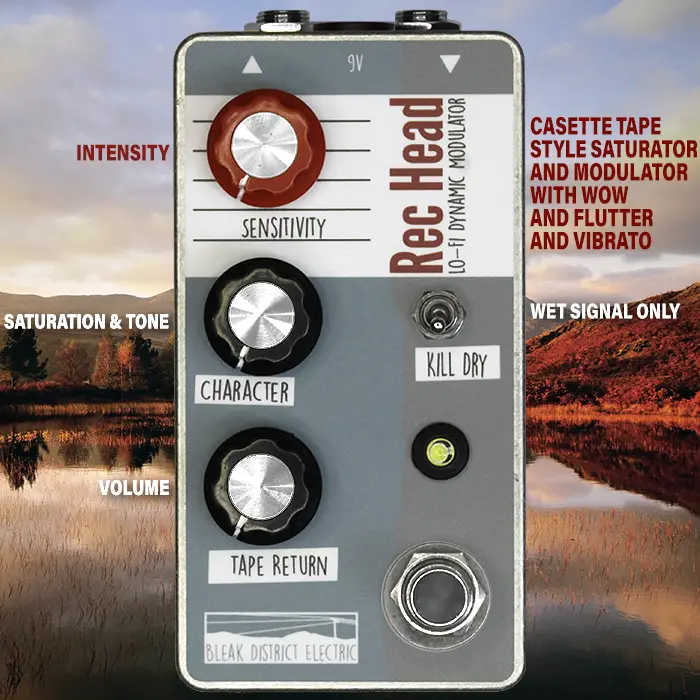 Le RecHead de Bleak District Electric est un saturateur et modulateur de style cassette Lo-Fi magnifiquement élégant