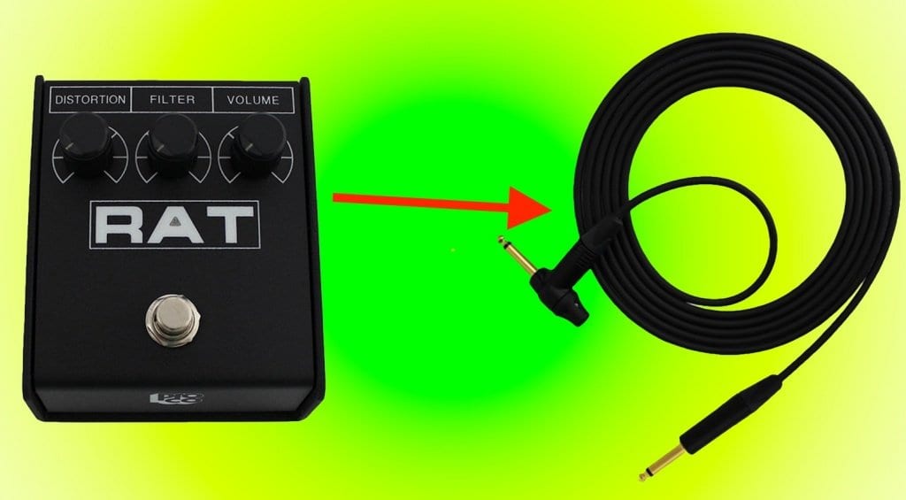 ProCo Rat Tail distortion in a guitar cable