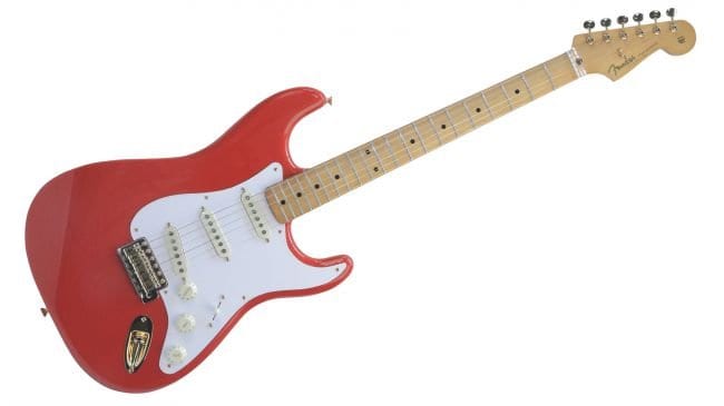 Fender FSR Stratocaster des années 50 en rouge Fiesta