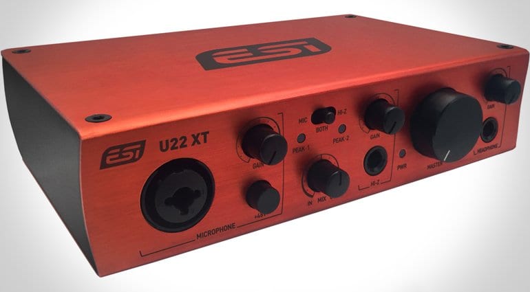 Attendez, ça semble familier !  La nouvelle interface audio USB U22 XT d'ESI