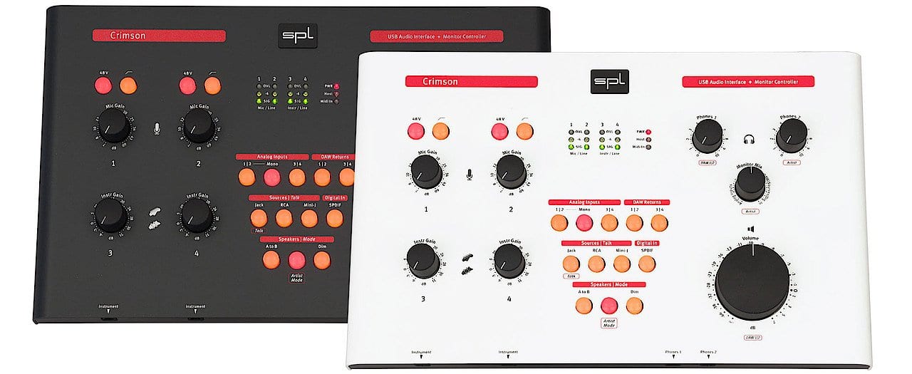 Contrôleur de moniteur SPL Crimson et interface mis à niveau vers la révision 2