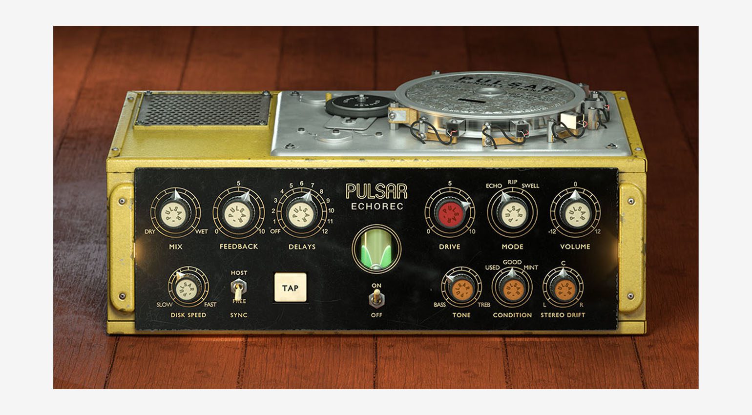 Enregistrement d'écho audio Pulsar
