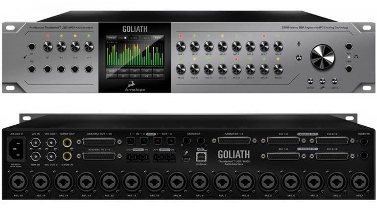 Fuite du produit : Antelope Audio, GOLIATH – Interface audio Thunderbolt
