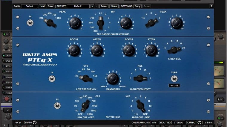 Plugin Virtual Classic EQ 64 et 32 ​​bits AU, VST