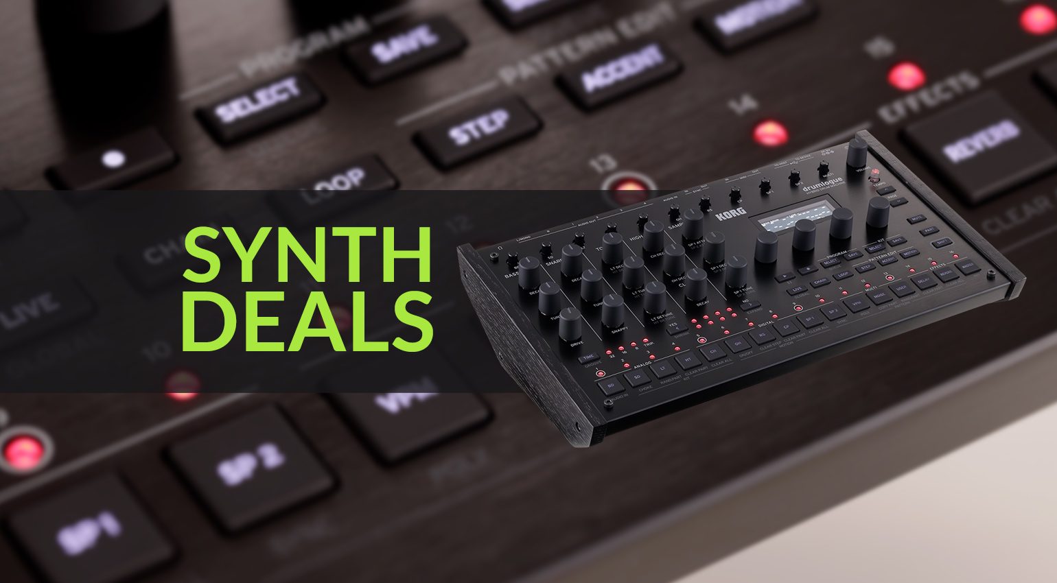 Synth Deals from KORG, Roland, AKAI, and Squarp Instruments