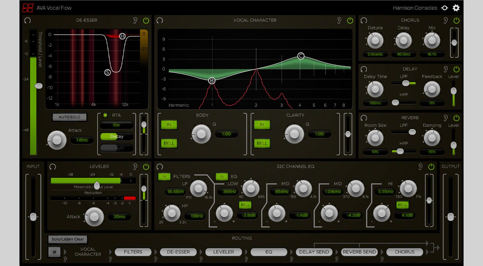 Harrison Consoles AVA Flux Vocal