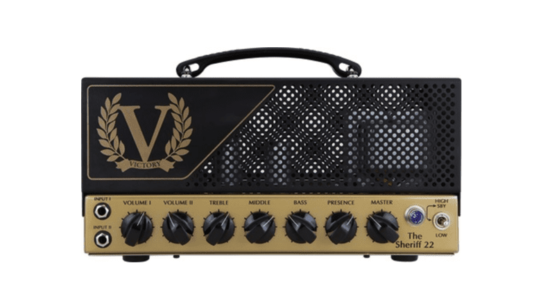 Victory Sheriff 22 Tête de 44 amplis double canal EL34 basée sur une tête de style Plexi