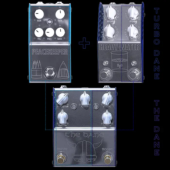 Suivez mon exemple et combinez le nouveau Heavy Water Dual Boost de ThorpyFX avec le Peacekeeper Overdrive pour une expérience Turbo Dane !