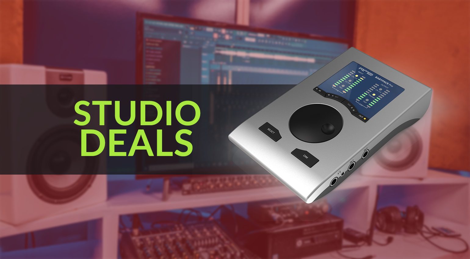 Studio Deals from RME, AKG, Yamaha, KRK, and Audient