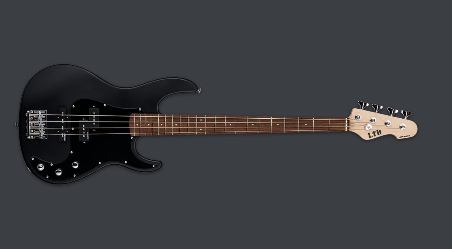 ESP LTD AP-204 Black Satin - les guitares basses au meilleur rapport qualité-prix