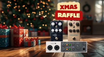 Gagnez un studio d'enregistrement USB Universal Audio Volt 2 et 2 pédales UAFX - Tirage au sort de Noël