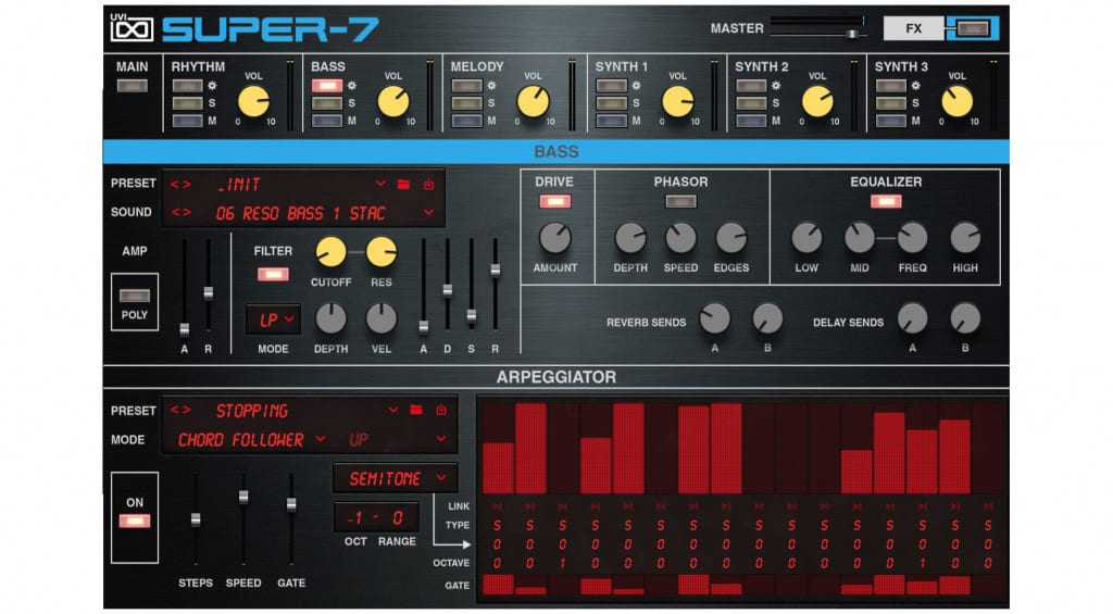 Éditeur de synthé UVI Super-7