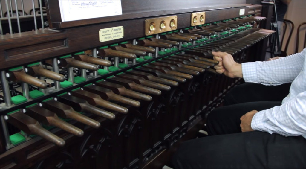 Le clavier du plus grand instrument du monde