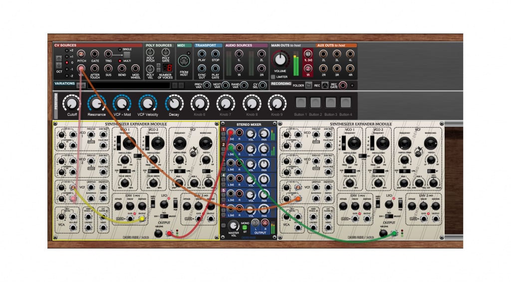 Cherry Audio SEM pour la tension modulaire