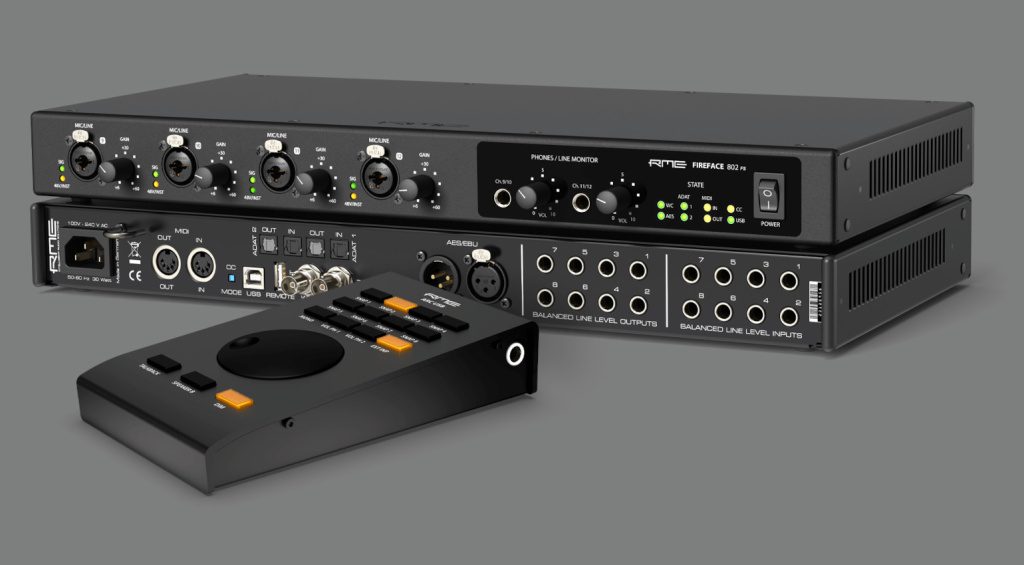 Oui, il vient en noir: le RME Fireface 802 FS AE