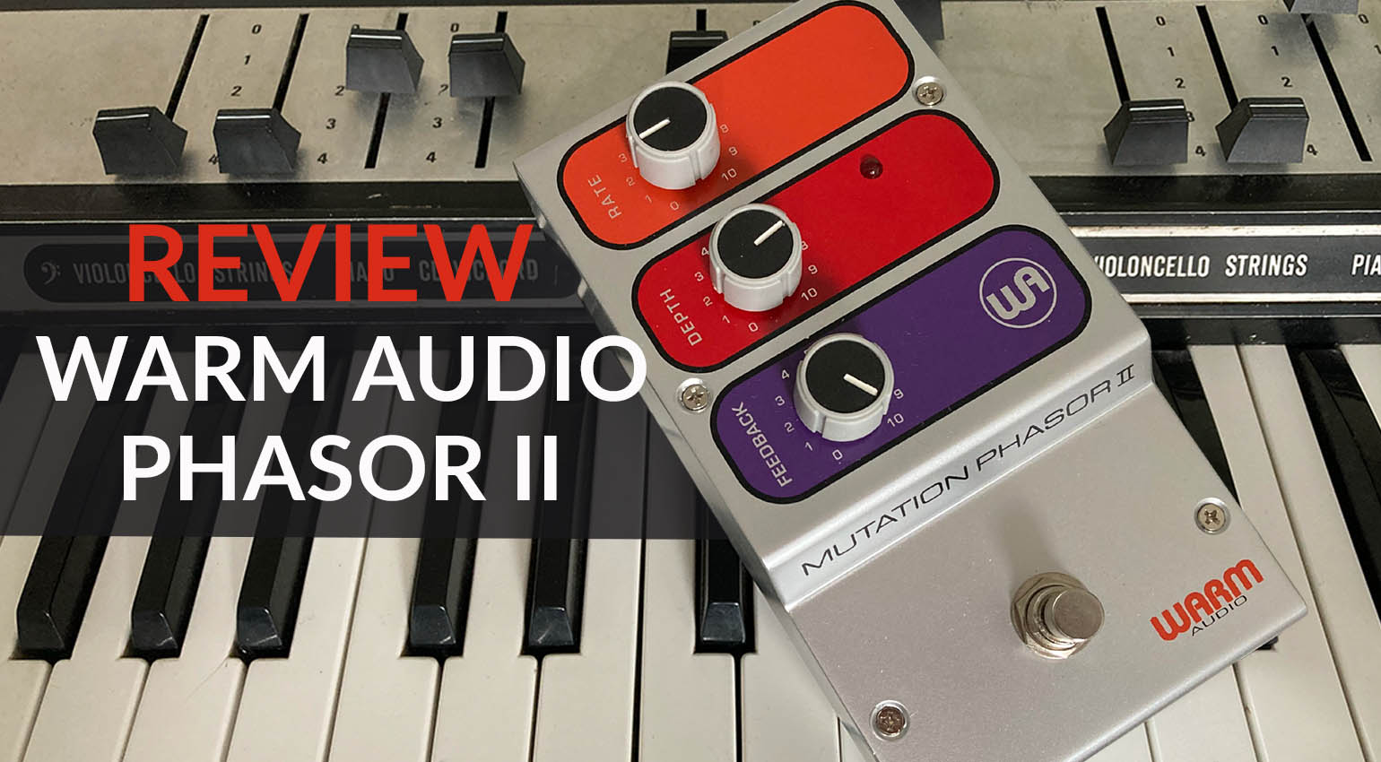 Revue: Mutation audio chaude Phasor II - Le Groovy 70S Phaser revient!