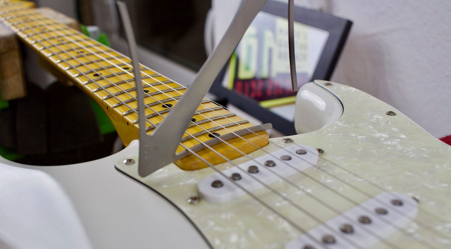 Modèle d'action de guitare