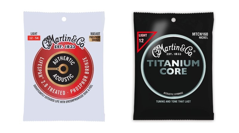 What strings come on a martin guitar