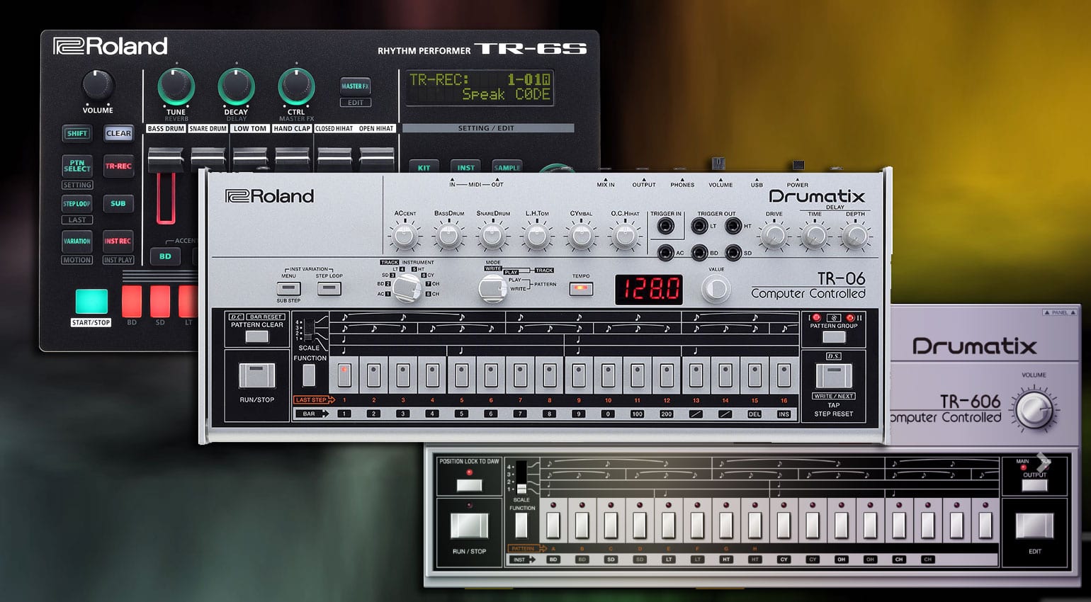 Roland TR-606 recreations