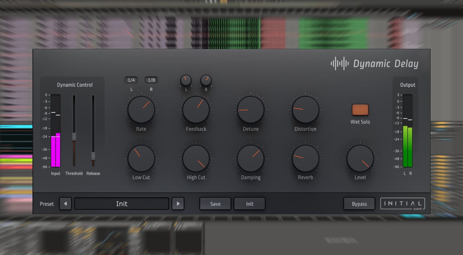Délai dynamique audio initial