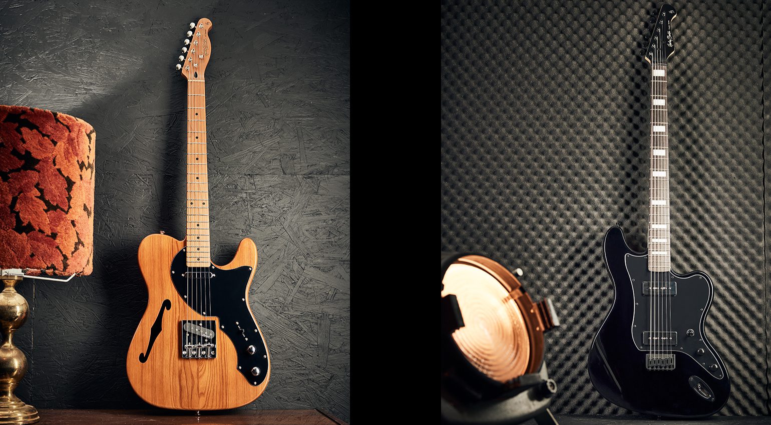 New Harley Benton Ja-Baritone et TE-69TL Thinline Guitars.