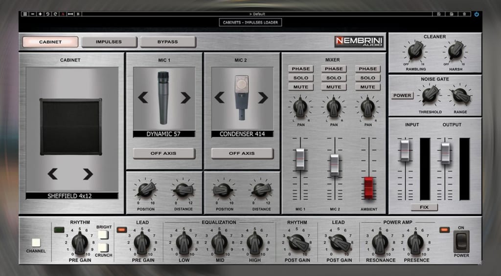 Nembrini Audio 8180 Contrôles