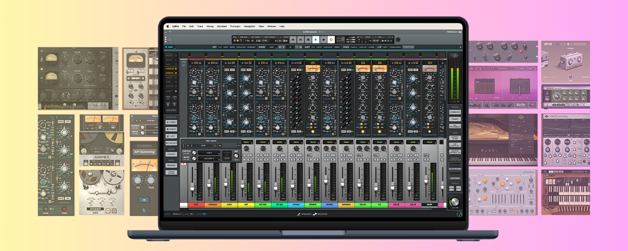 En tant qu'amateur d'analogique, LUNA Pro 2.0 d'Universal Audio est la DAW que j'aurais aimé avoir depuis le début