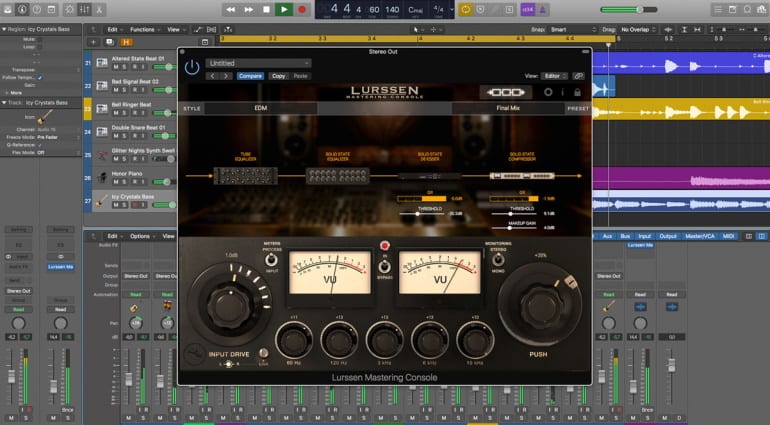 Lurssen Mastering Console in Logic Pro