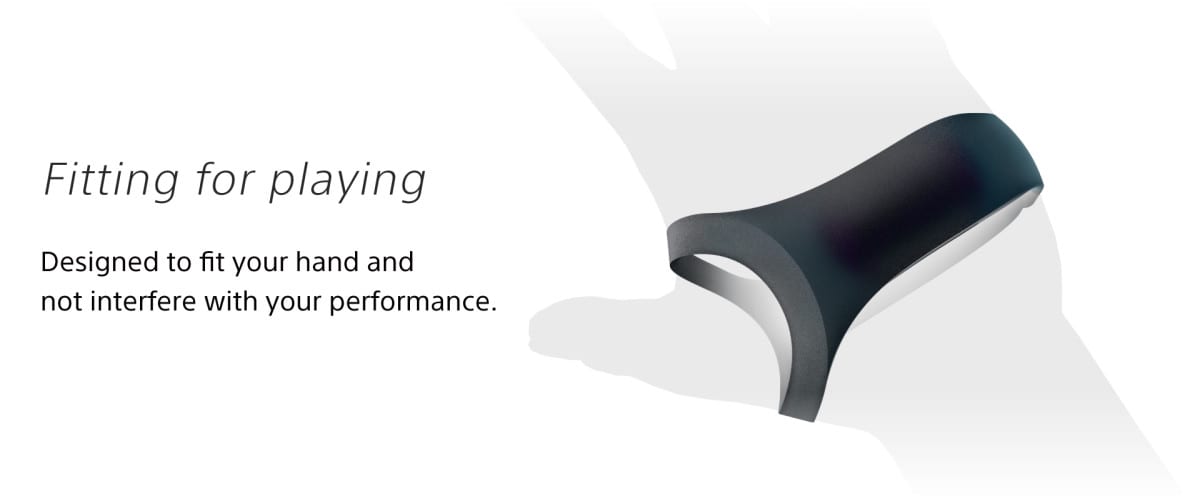 Sony Sonic Motion se glisse sur votre pouce et repose sur votre poignet
