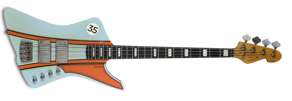 Sandberg Forty Eight en Dyna Coat Blue avec rayures orange