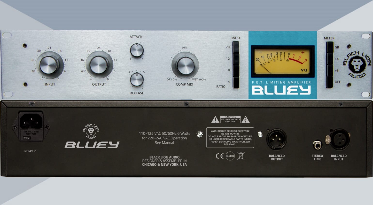 Black Lion Audio Bluey Front, Back