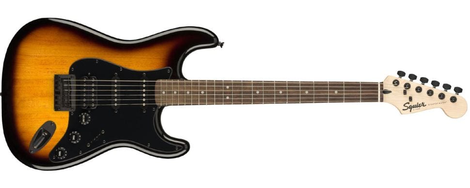 Squier HSS Stratocasters 2 tons Sunburst