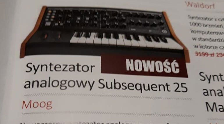 Leaked Moog Subsequent 25