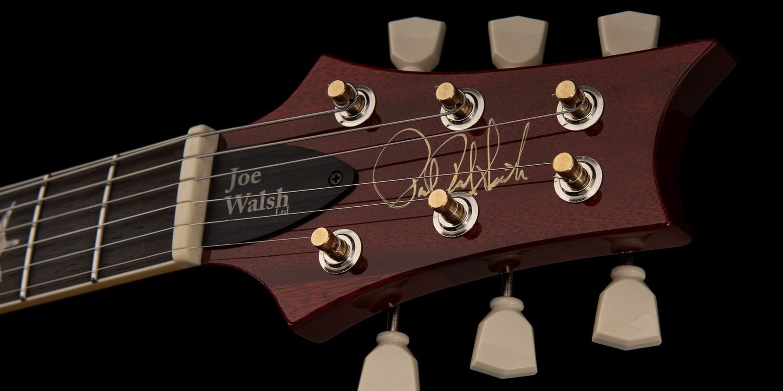 PRS Joe Walsh McCarty 594 Singlecut avec le nom de Joe sur le couvercle du truss rod