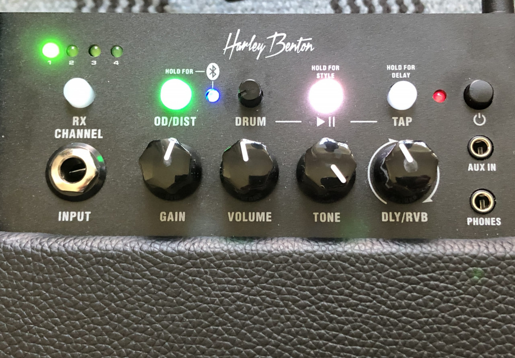 Commandes supérieures Harley Benton Airbrone Go