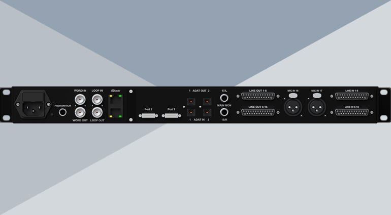 avid mtrx studio arrière