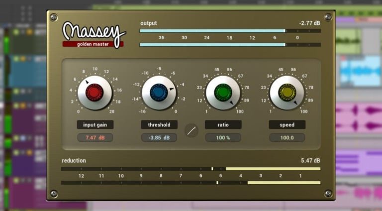 NAMM 2020 : Massey Plugins Golden Master – Soft Clipper pour Pro Tools