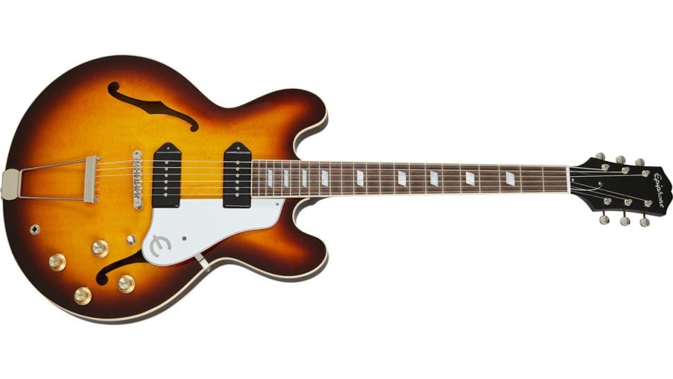 Casino Epiphone fabriqué aux États-Unis en Vintage Sunburst