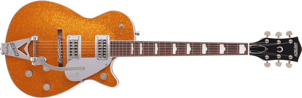 Gretsch G6129T-89VS Vintage Select '89 Duo Jet avec Bigsby en Gold Sparkle
